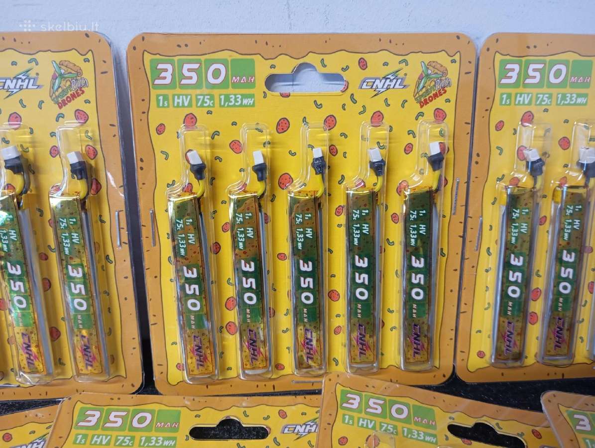 Naujos Cnhl 350mah 1s 75c Lipo Lihv baterijos - nuotraukos Nr. 2