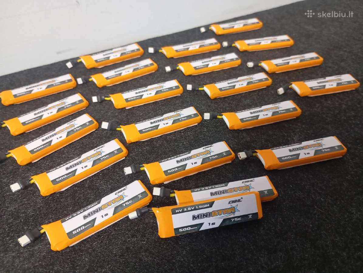 Naujos Cnhl 500mah 1s 75c Lipo Lihv baterijos