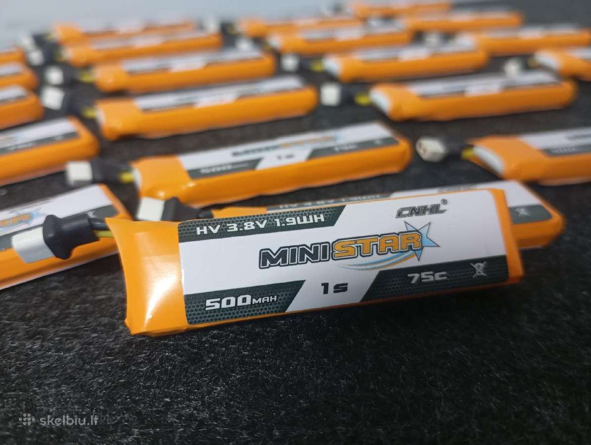 Naujos Cnhl 500mah 1s 75c Lipo Lihv baterijos - nuotraukos Nr. 2