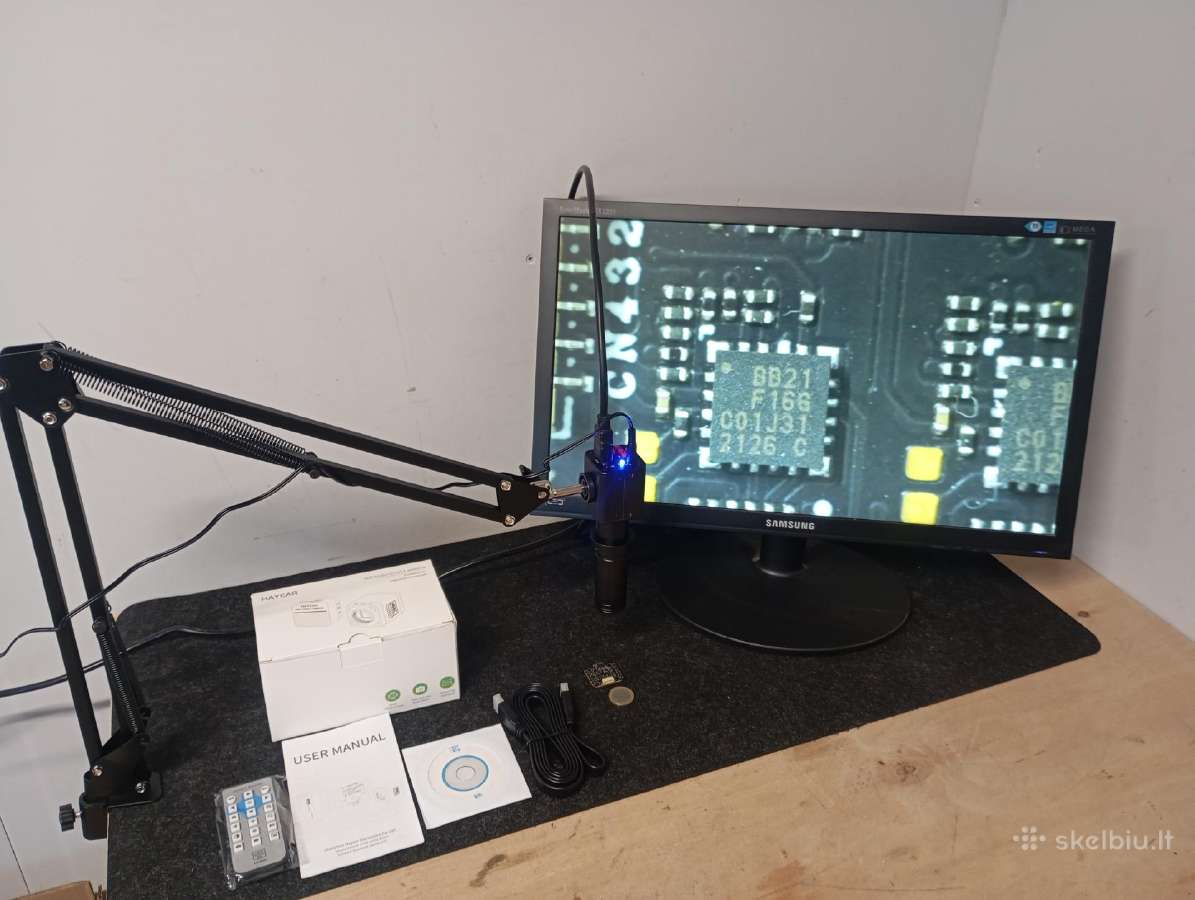 Nauji mikroskopai 10-130x 24mp Hdmi išvestis - nuotraukos Nr. 2
