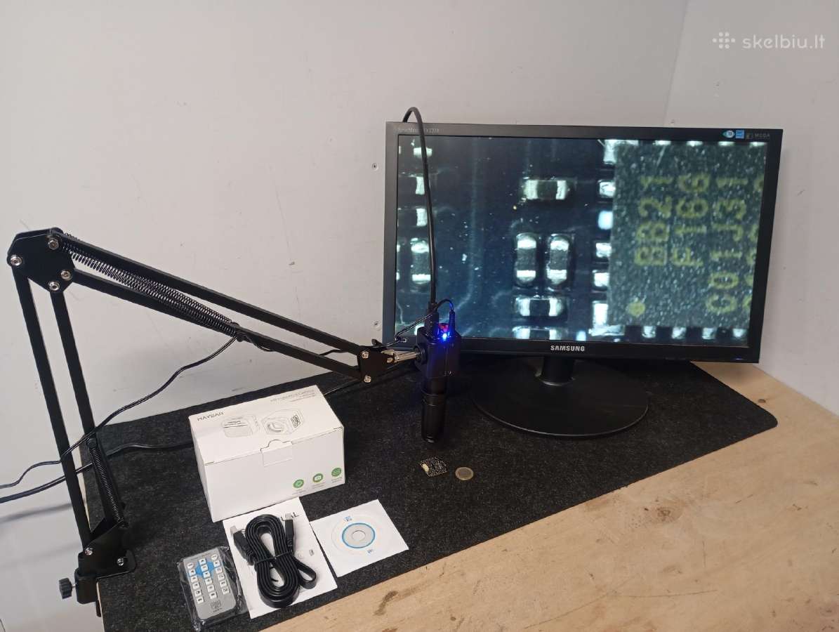 Nauji mikroskopai 10-130x 24mp Hdmi išvestis - nuotraukos Nr. 3