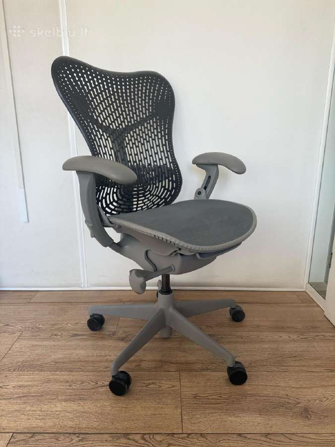 Herman Miller Mirra Ligtgrey Black - nuotraukos Nr. 3