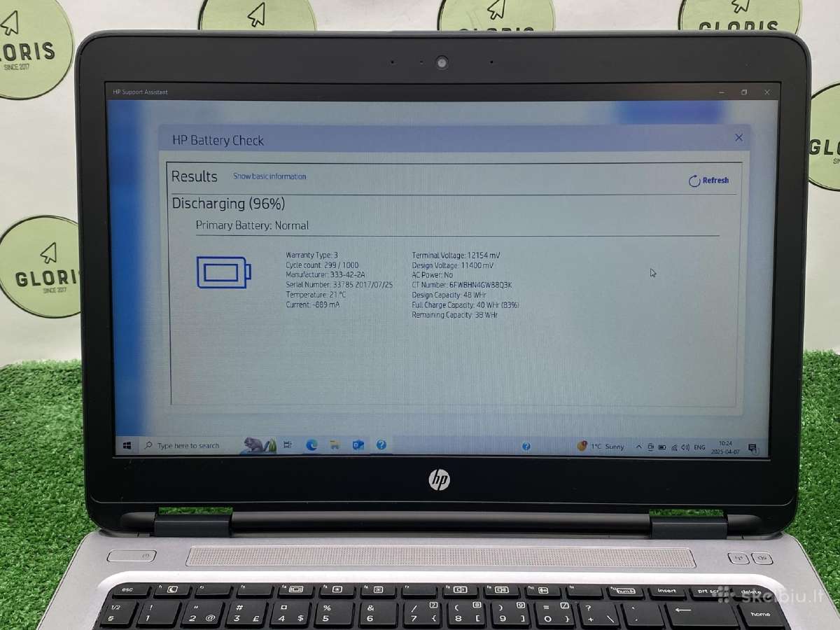 Hp Probook 640 G2 i3-6100u 8ram 256ssd #1-139 - nuotraukos Nr. 6