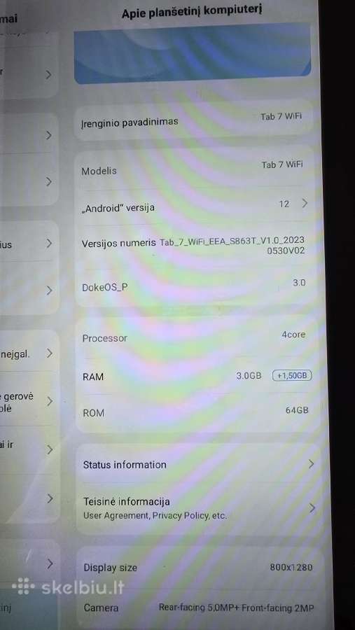 Blackview Tab 7 WiFi planšetė - nuotraukos Nr. 4