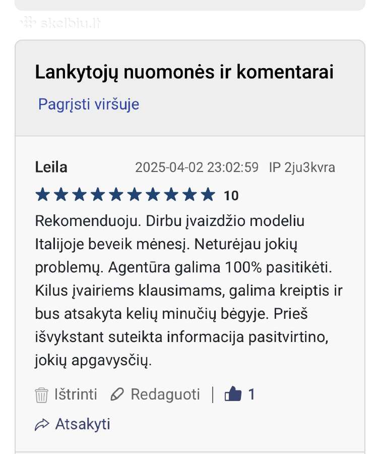Darbas įvaizdžio merginoms klubuose Italijoje! - nuotraukos Nr. 2