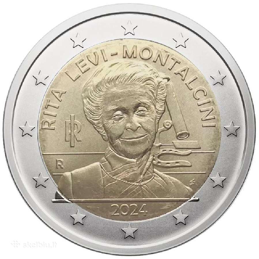 Italija 2 eurai, 2024 Rita Levi-montalčini Uc113