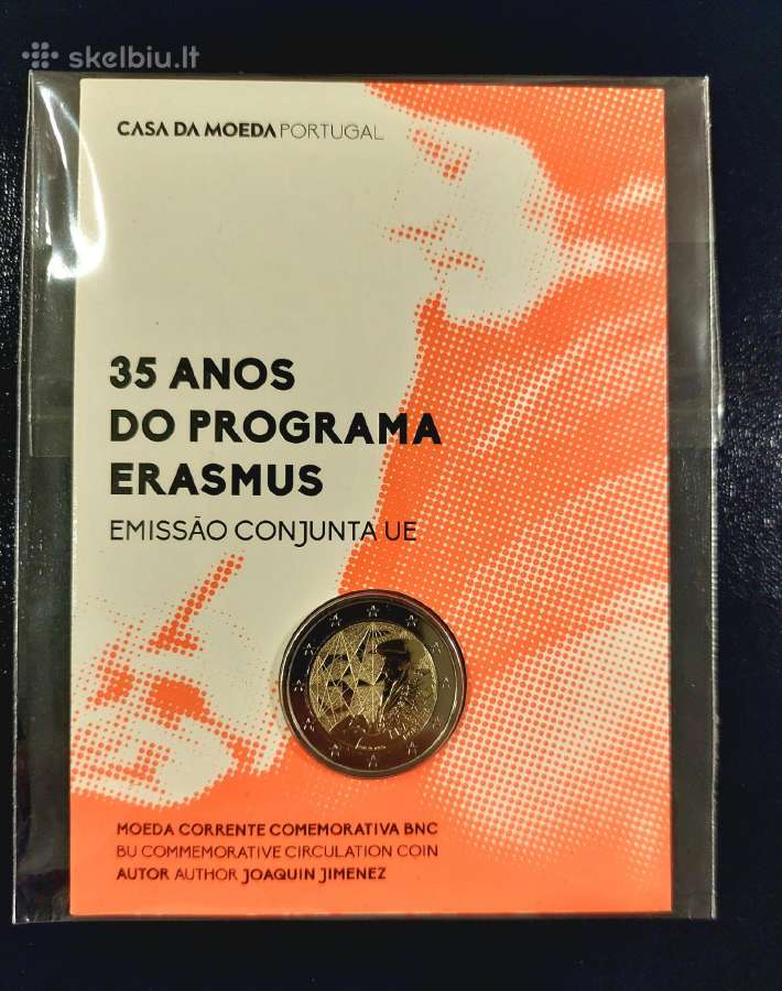 2022 m. Portugalijos "Erasmus" 2 eurų moneta