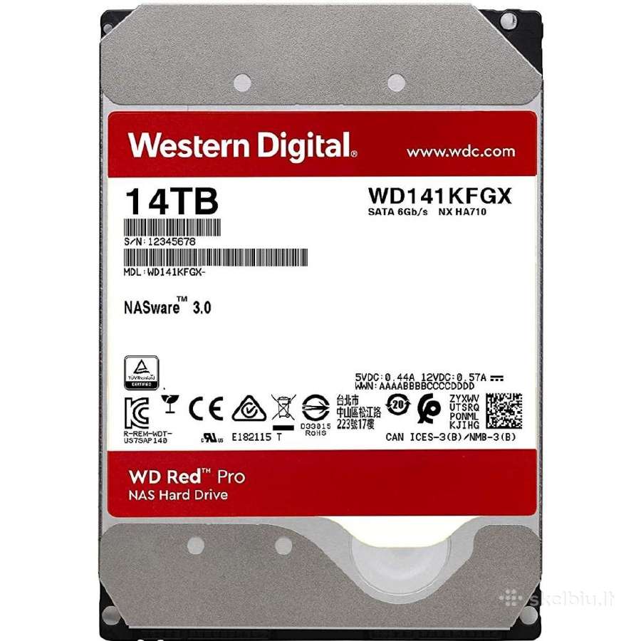 Atnaujinti serveriniai HDD diskai 3tb - 12tb - nuotraukos Nr. 4