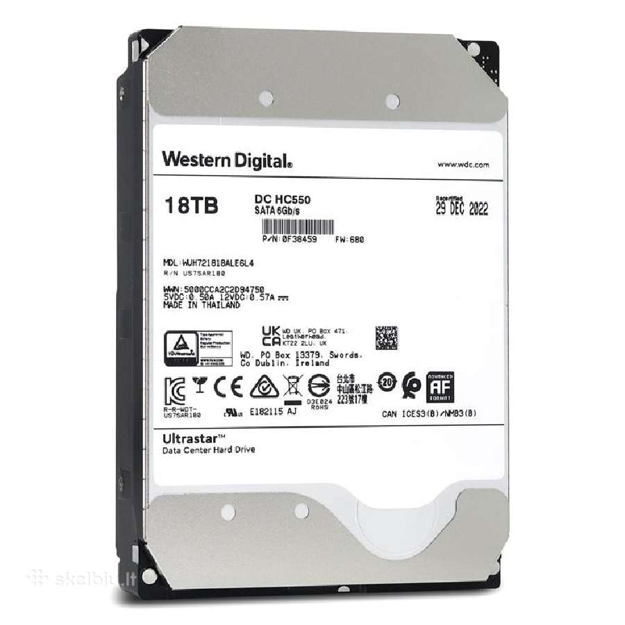 Atnaujinti serveriniai HDD diskai 3tb - 12tb - nuotraukos Nr. 5