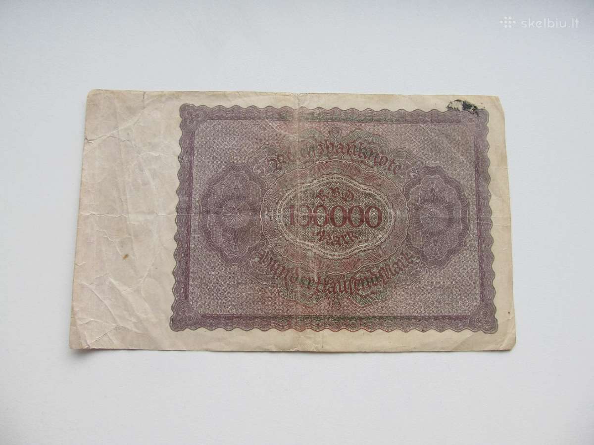100 000 mark , Berlynas Vokietija , 1923 - nuotraukos Nr. 2