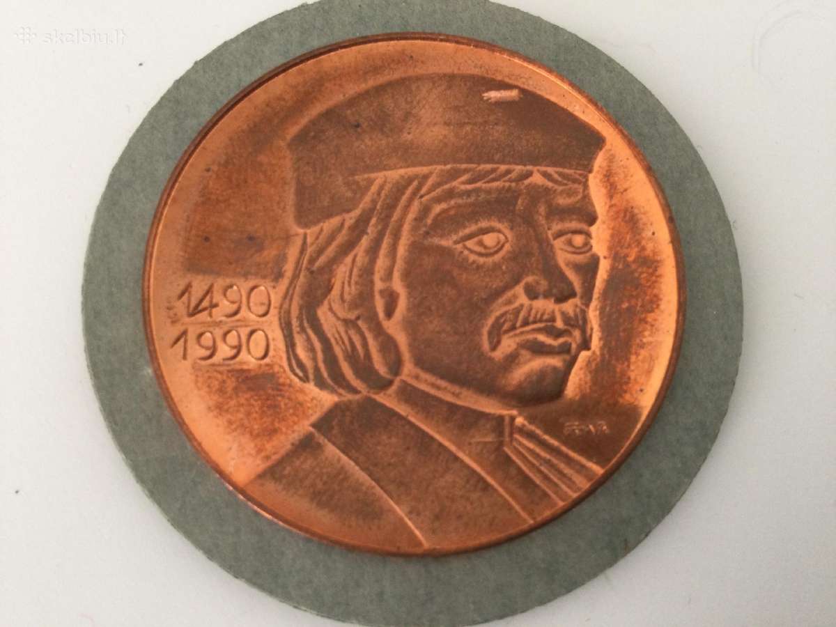 Medalis Pranciškus Skorina1490-1990, bronza