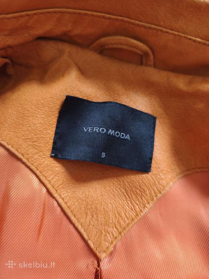 Naturalios odos lietpaltis Vero Moda - nuotraukos Nr. 3