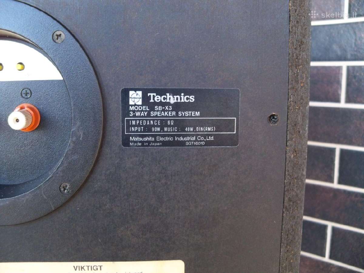 Technics SB-m01. SB-x3. SB-x1. SB-m20. Report. - nuotraukos Nr. 16