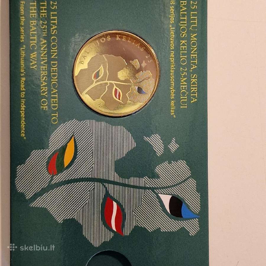 2 eurų proginės monetos Bu (kortelėse) 2015-25m