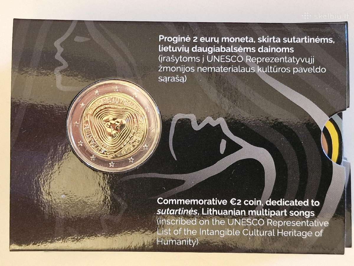 2 eurų proginės monetos Bu (kortelėse) 2015-25m - nuotraukos Nr. 5