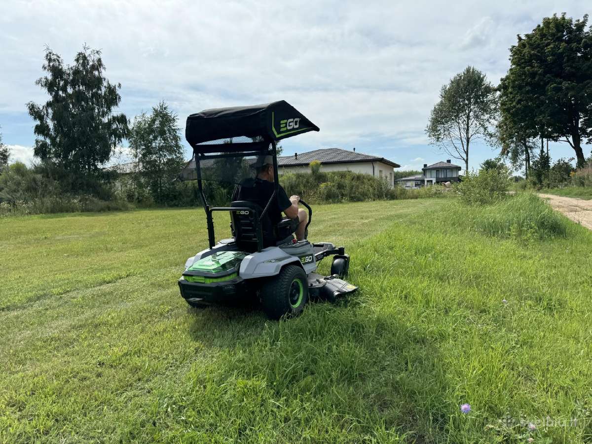 Žolės pjovimas ir aplinkos priežiūra Vilniuje - nuotraukos Nr. 9