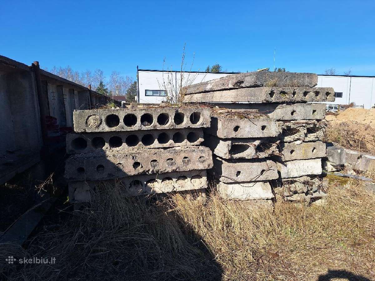 Parduodu naudotas perdangos plokštes, pralaidas.
