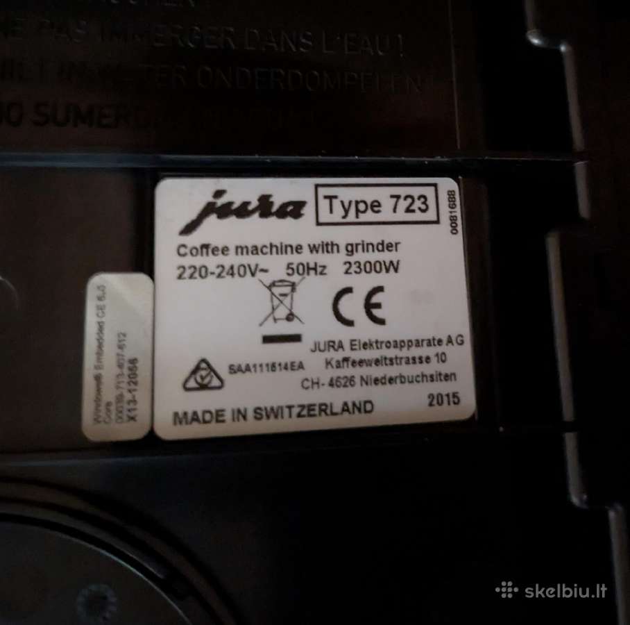 Jura Giga X8c professional Type723 su garantija - nuotraukos Nr. 2