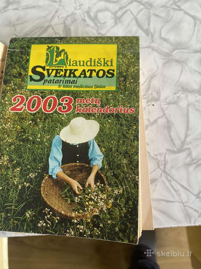 Parduodu2003,2014metų sveikatos,sodo kalendorius