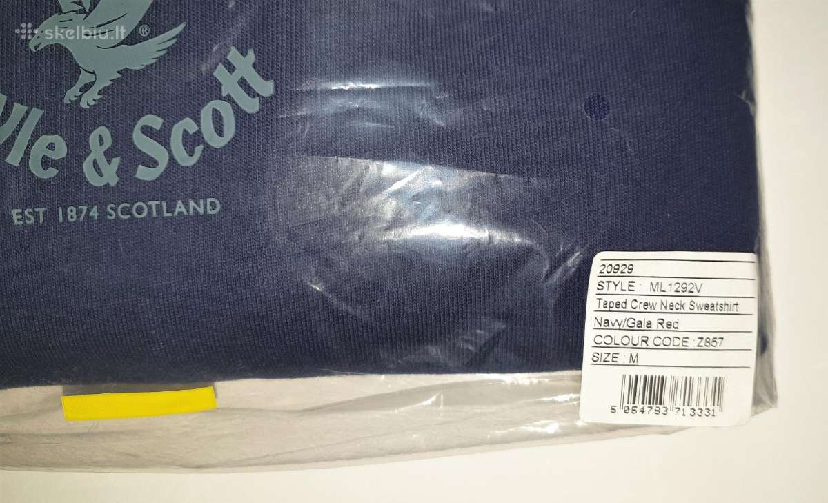 Lyle & Scott vyriskas bliuzonas, naujas, M dydis - nuotraukos Nr. 5
