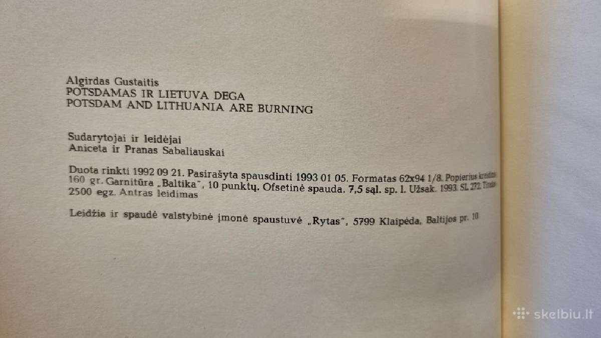 A.gustaitis "Potsdamas ir Lietuva dega" - nuotraukos Nr. 9
