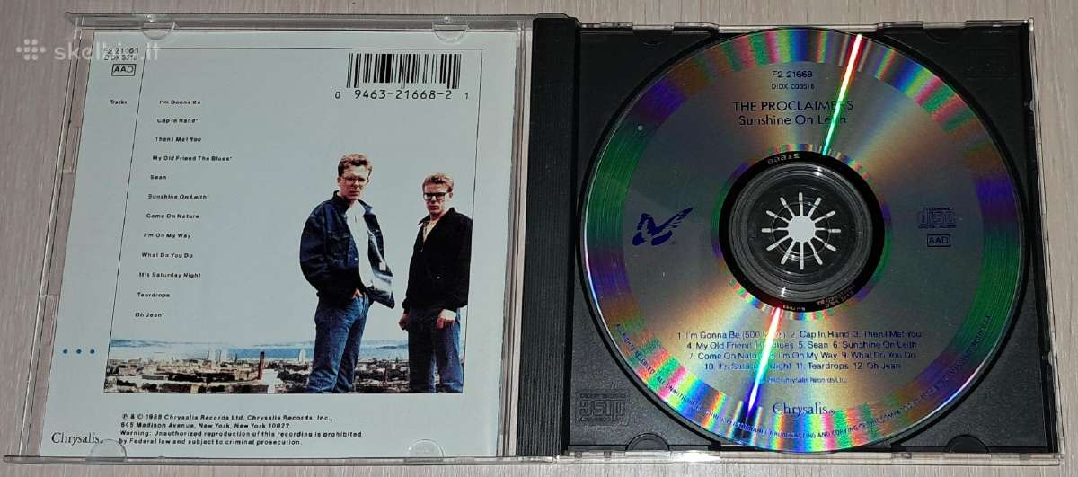 The Proclaimers – Sunshine On Leith (Audio CD) - nuotraukos Nr. 2