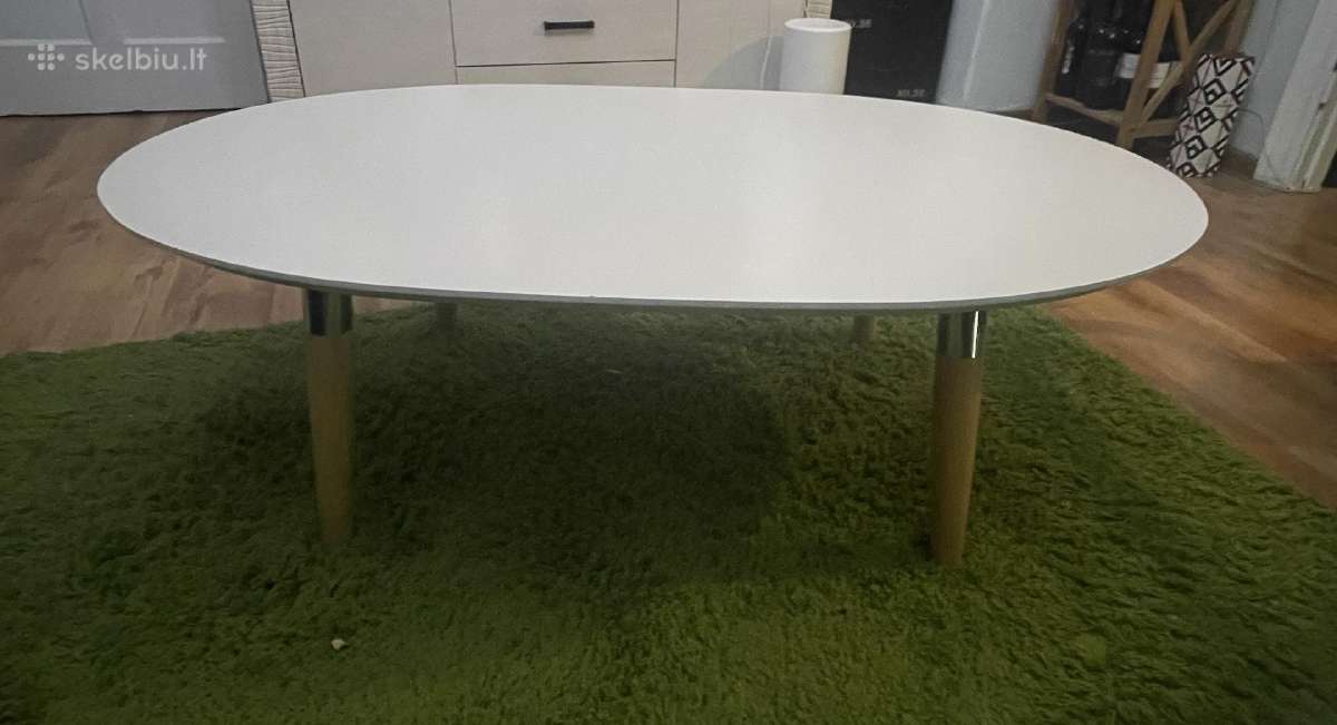 Ovalus Kavos staliukas 135x75cm
