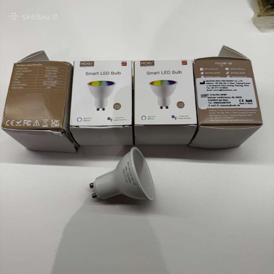 Gu10 Rgb LED lemputės Moes - nuotraukos Nr. 2