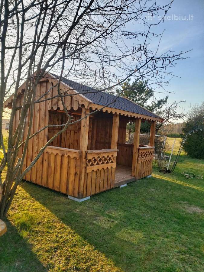 Pavėsinės Ir Kiti Medienos Gaminiai - nuotraukos Nr. 38