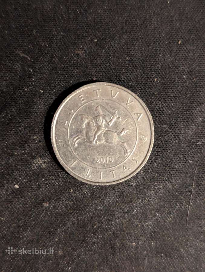 1litas 2010 metu