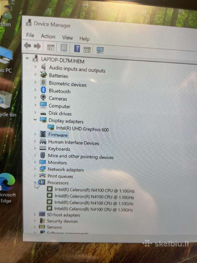 Lenovo Tablet 10 20l4 N4100 128 GB SSD 8 GB RAM - nuotraukos Nr. 8