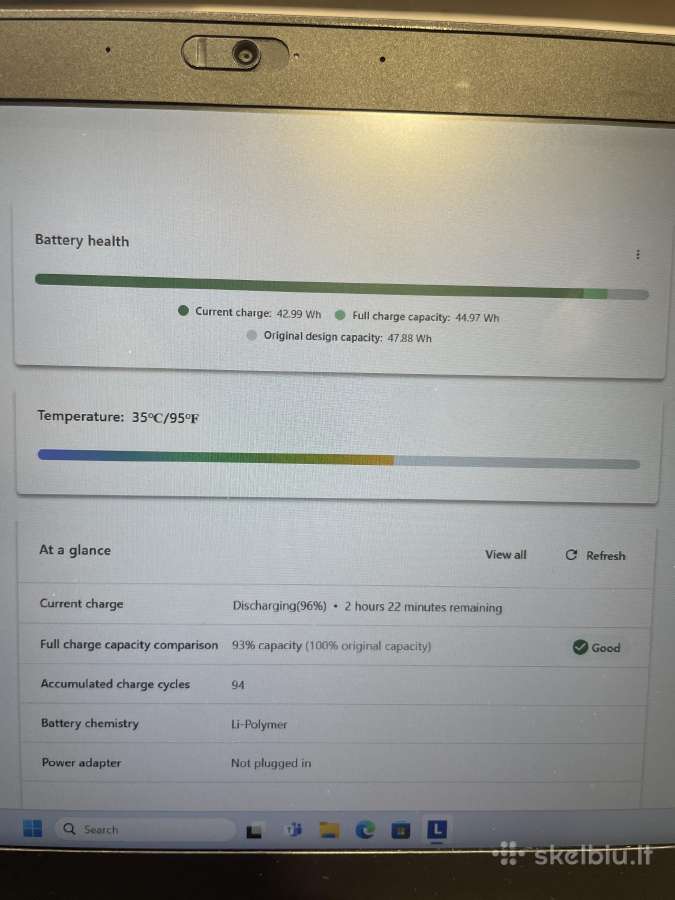 Lenovo Thinkpad X280 I5-8250u 256 GB SSD 8 GB RAM - nuotraukos Nr. 6