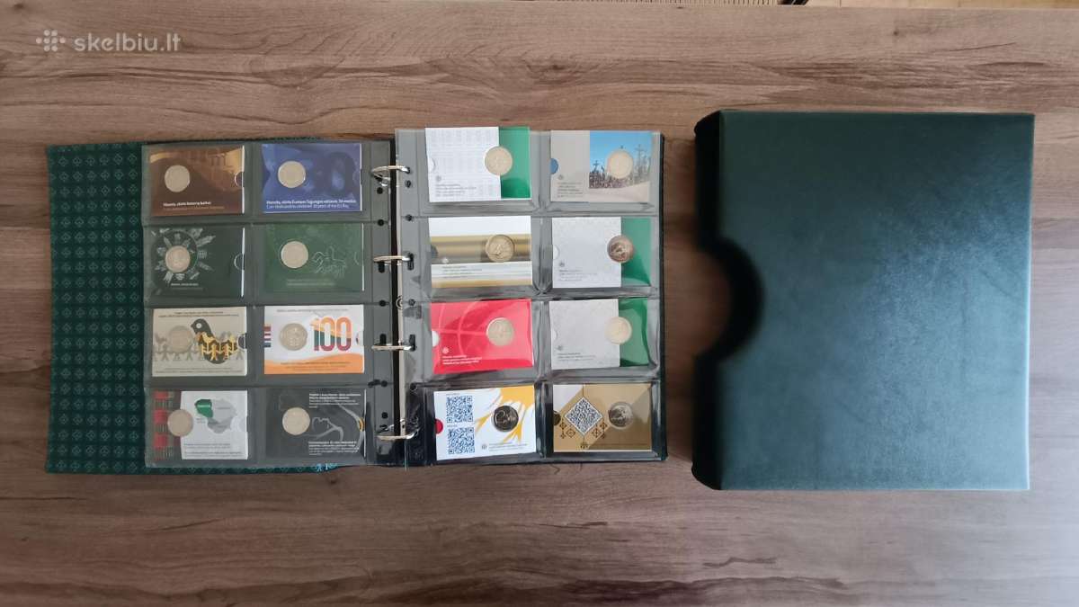 2€ monetos Bu kortelėse - pilnas rinkinys. Lietuva - nuotraukos Nr. 5