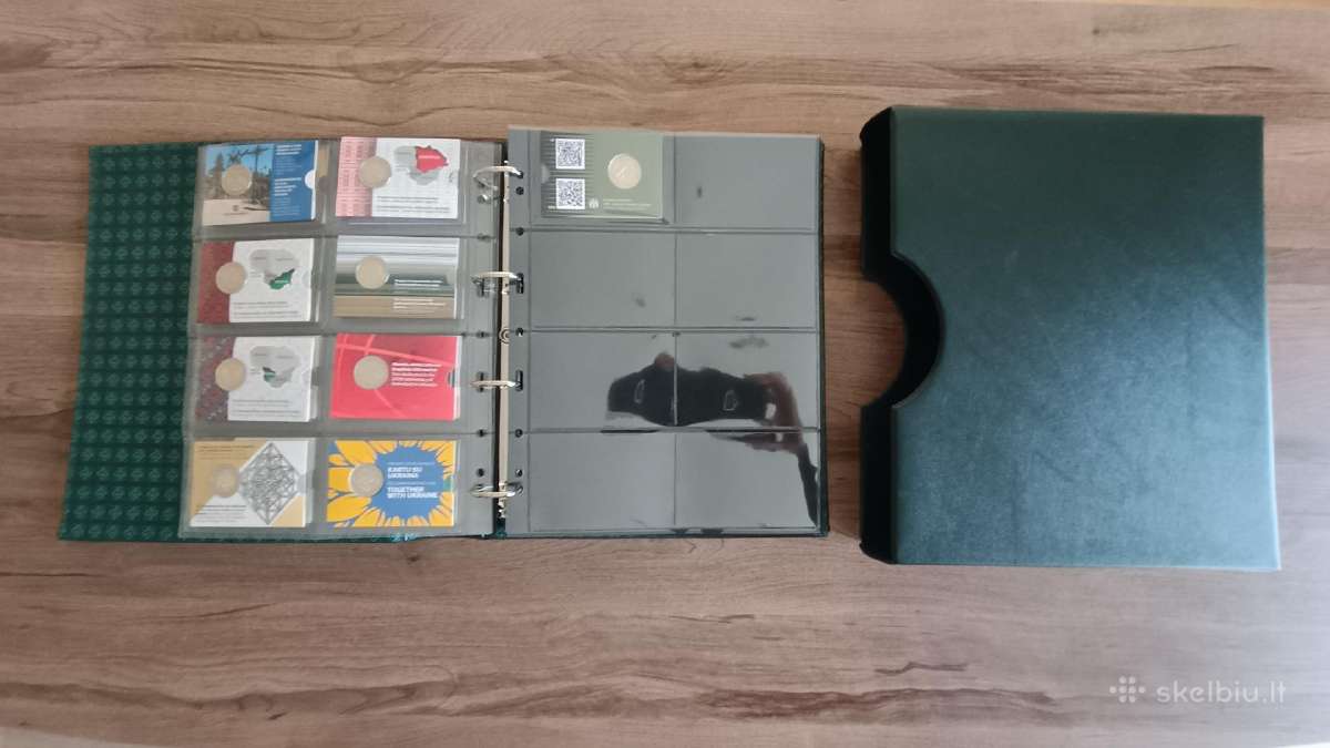 2€ monetos Bu kortelėse - pilnas rinkinys. Lietuva - nuotraukos Nr. 6
