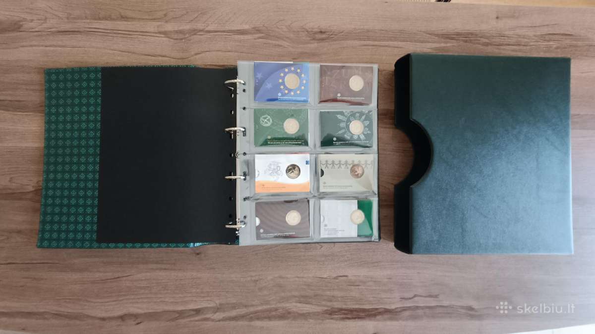 2€ monetos Bu kortelėse - pilnas rinkinys. Lietuva - nuotraukos Nr. 4