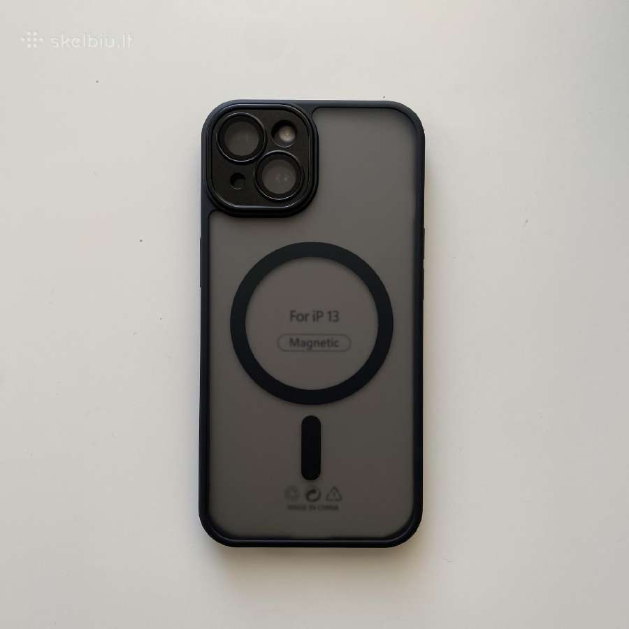 iPhone 13 Dėklas su kamerų apsauga + Magsafe