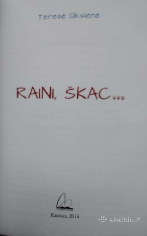 Raini, škac. - nuotraukos Nr. 2
