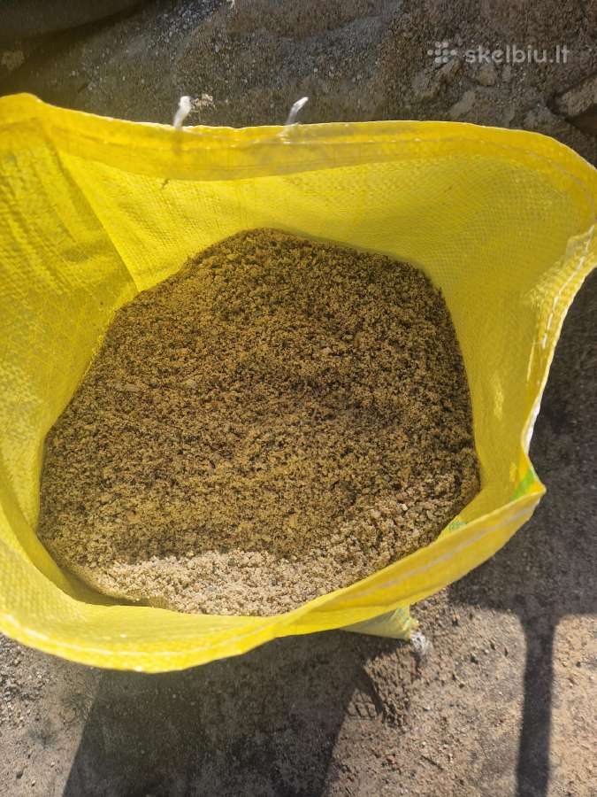 Smėlis maišeliuose nuo 4 eur.žvyras(0-4). - nuotraukos Nr. 4