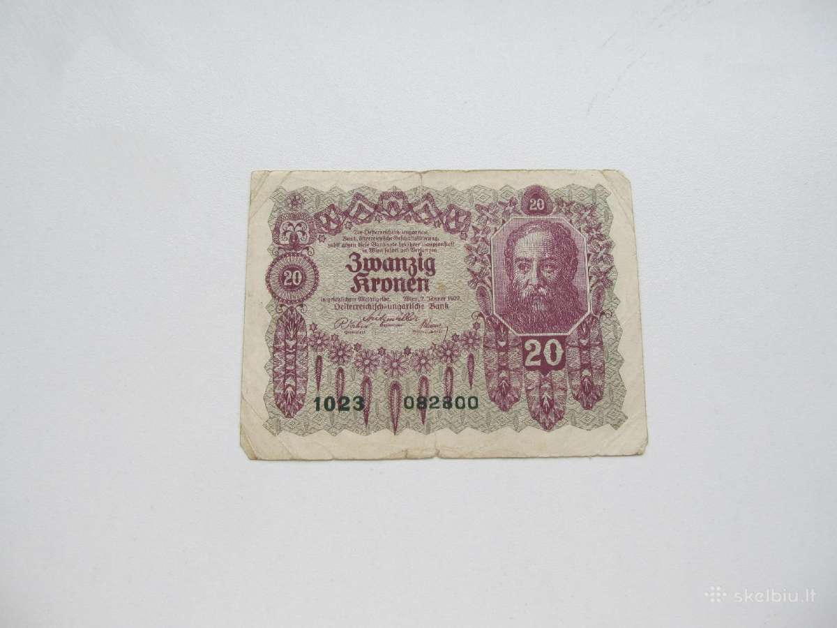 20 kronu , Austrija , 1922