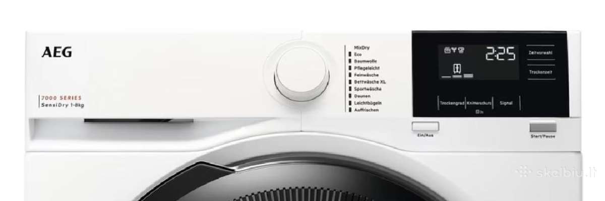 Aeg 7000 series Tr7t60685 Sensidry® 8-9kg A+++ - nuotraukos Nr. 4
