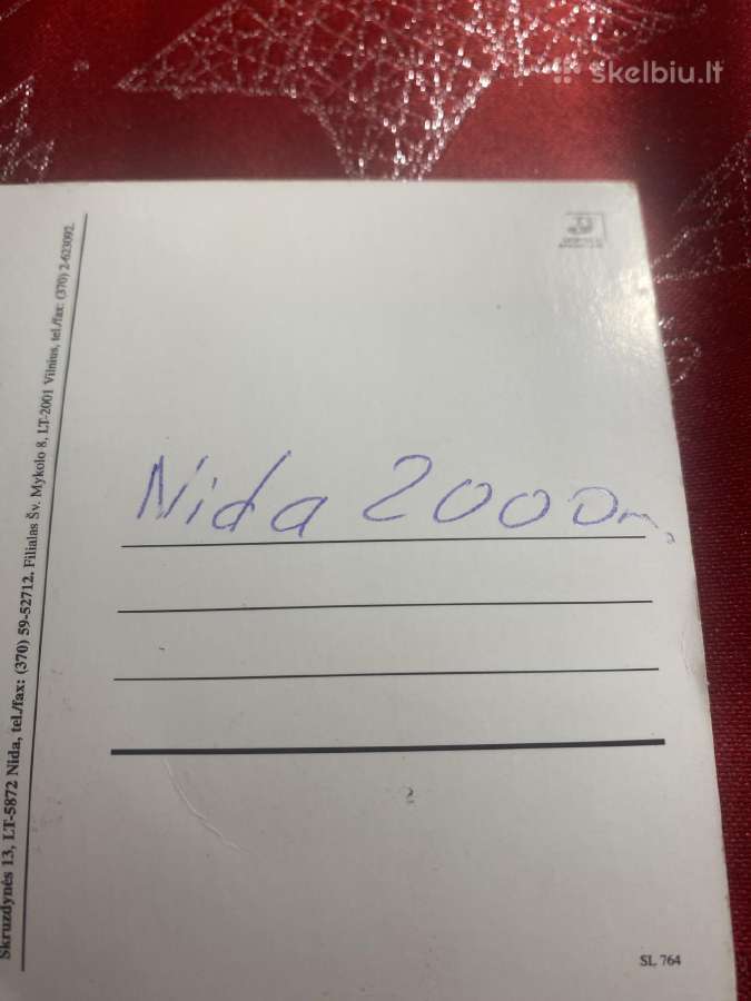 Parduodama 2000 m atvirute su Nidos vaizdu - nuotraukos Nr. 5