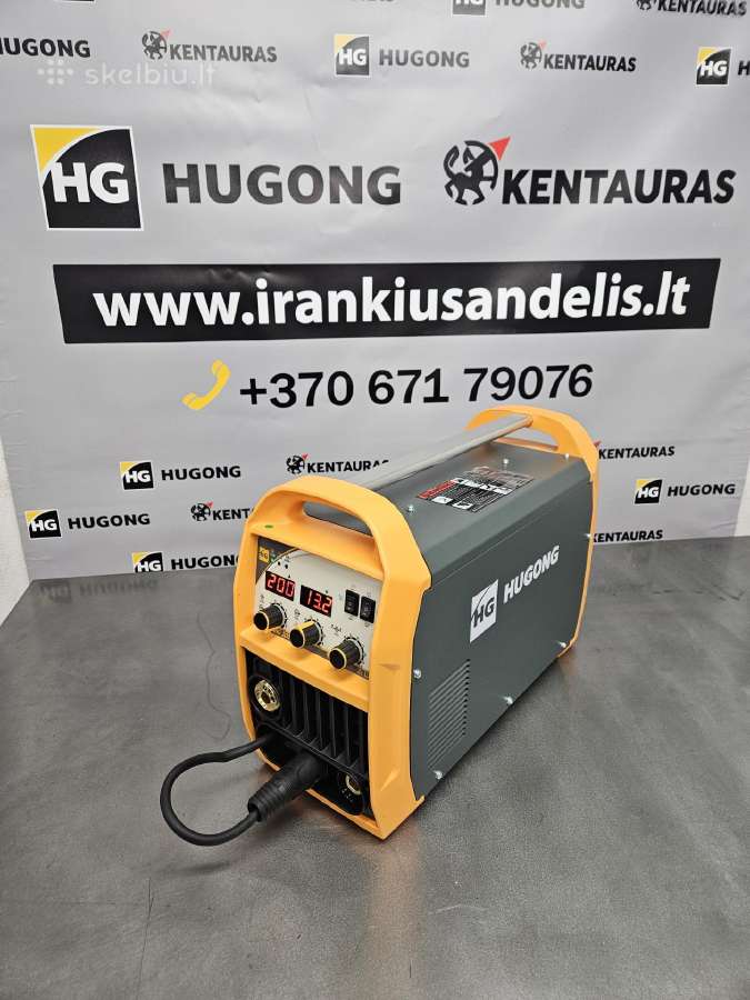 Hugong Extremig 200w III 200a, 230v Video - nuotraukos Nr. 2