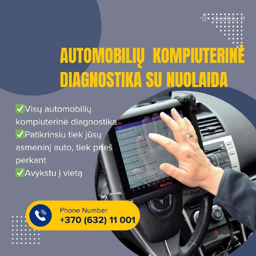 Kompiuterinė Autodiagnostika /Gera kaina!