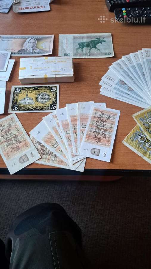 Parduodu Lietuvos banknotus - nuotraukos Nr. 3