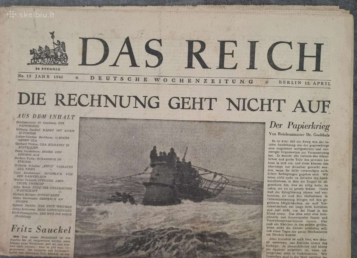Das Reich laikraštis