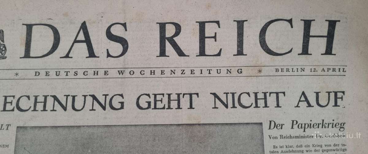 Das Reich laikraštis - nuotraukos Nr. 2