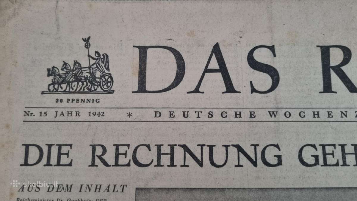 Das Reich laikraštis - nuotraukos Nr. 3