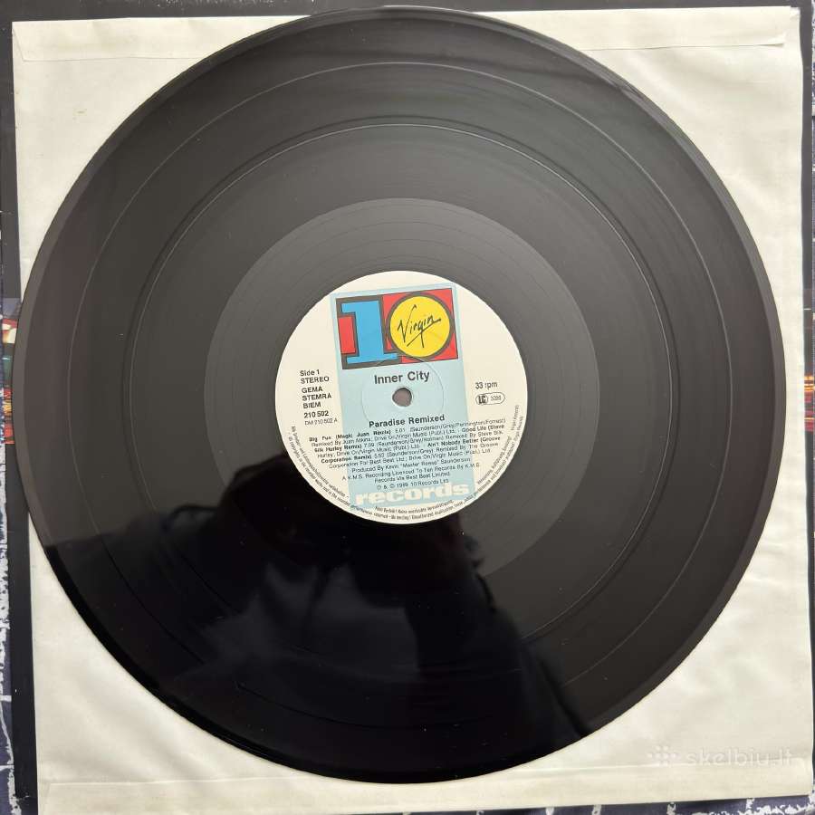 Inner City – Paradise Remixed Lp - nuotraukos Nr. 3