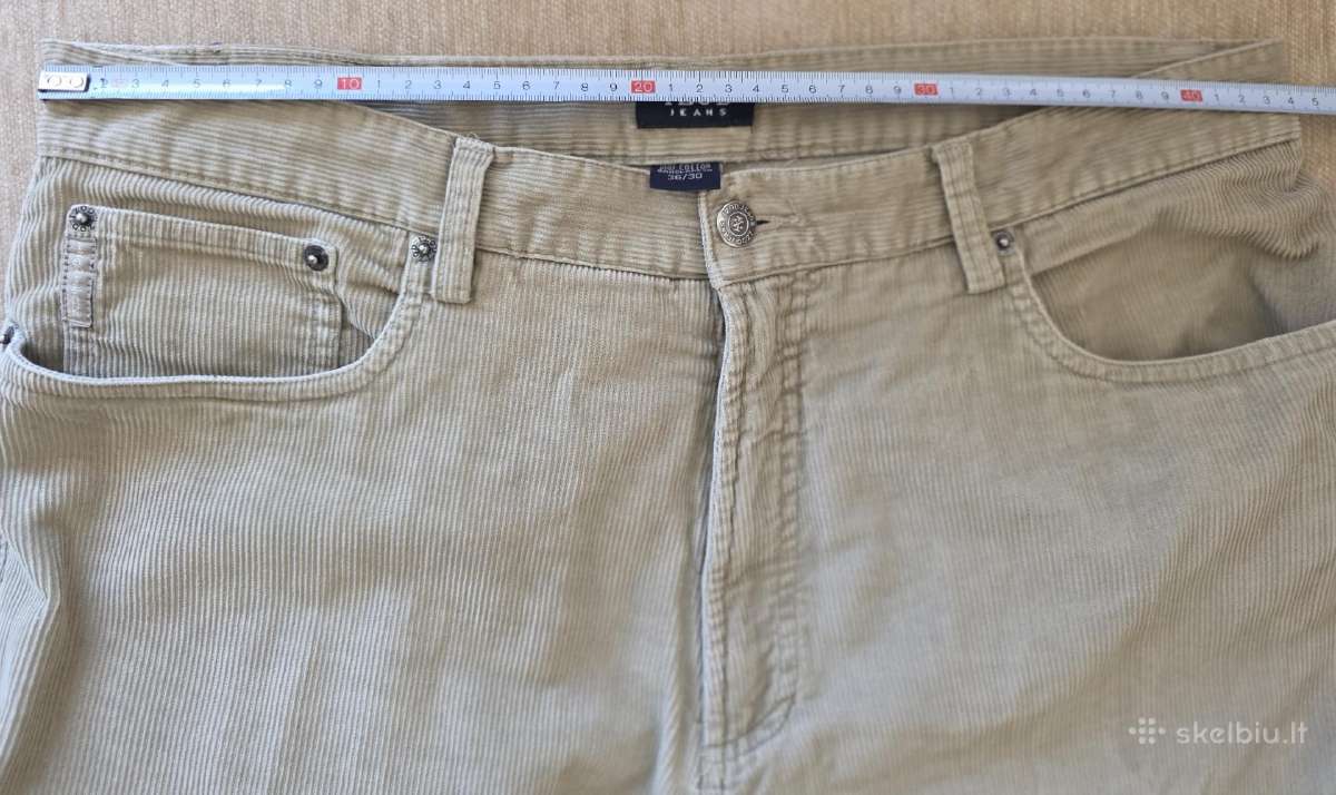 Velvetiniai džinsai (Izod, JAV), W36 x L30. - nuotraukos Nr. 3