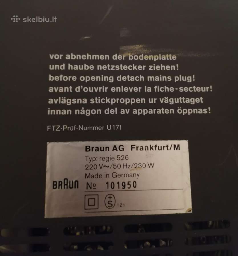Braun Regie 526 - nuotraukos Nr. 5